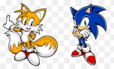 Download Hd Sonic The Hedgehog And Tails Fox - Head png