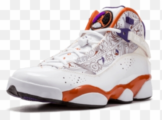 Jordan 6 Rings Phoenix Suns - 322992 101 Round Toe png