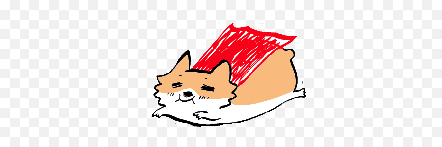 Silly Supercorg I Drew Heu0027s Transparent So You Can Drag Him - Sketch Png,Corgi Transparent