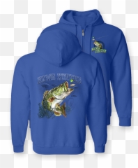 Largemouth Bass Hawg Hunter Full Zip - Toads Png,Largemouth Bass Png