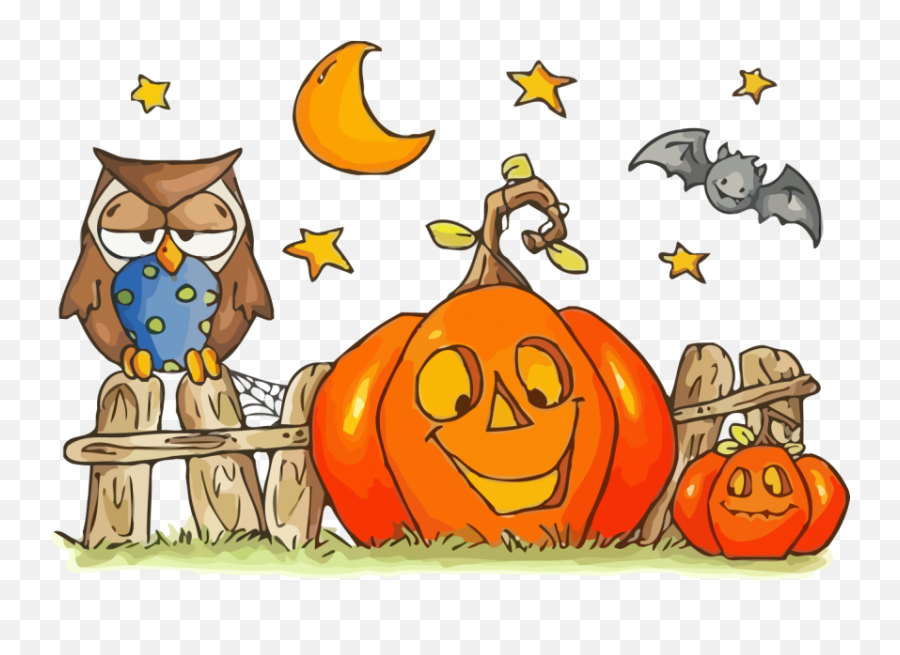 Calabaza Cartoon Pumpkin For - Fall Halloween Images Clipart Png,Calabaza Png