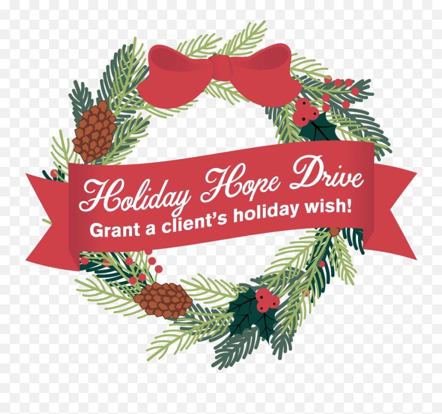 Holiday Hope Drive - For Holiday Png,Holiday Wreath Png