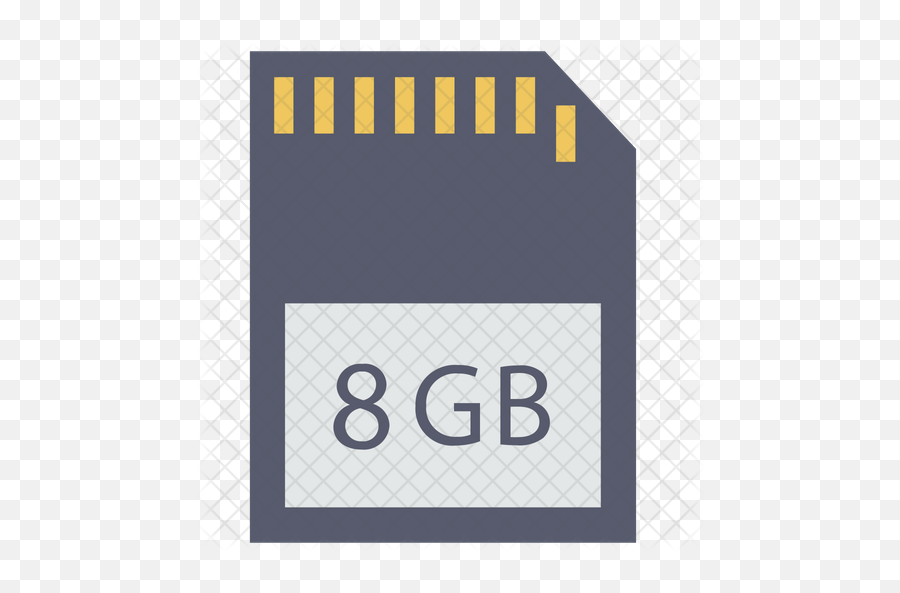 Memory Card Icon - Horizontal Png,Gb Icon