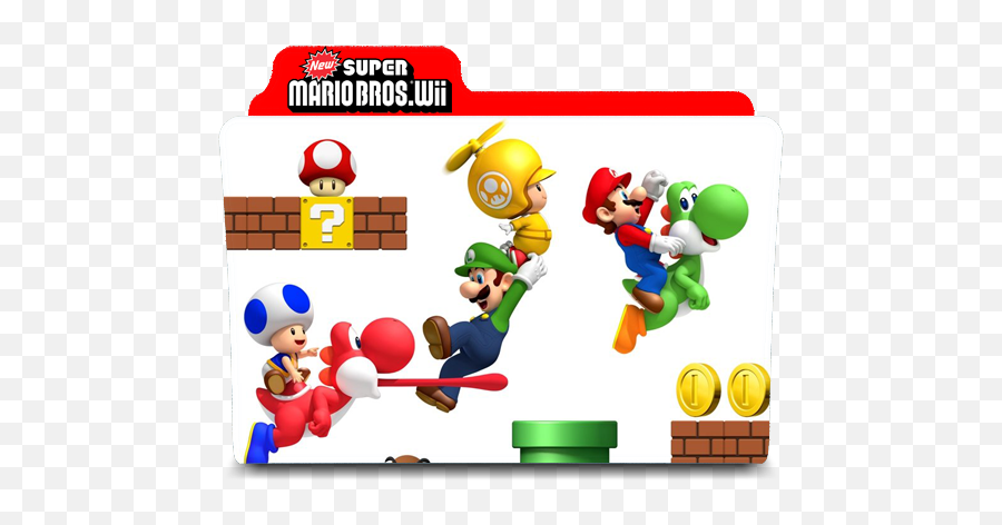 18 Mac Folder Icons Mario Images - Stickers Wall Mario Png,Mario Maker Icon