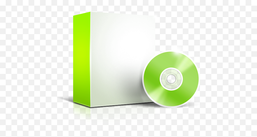 Green Software Box Icon - Software Box Icons Softiconscom Optical Disc Png,Storage Box Icon