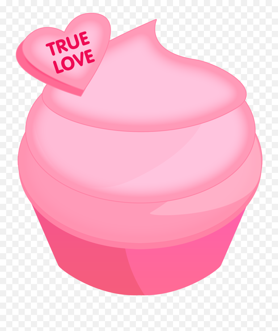 Free Pink Cucpake Icon - Cupcake Valentine Day Clip Art Png,Pink Clip Art Icon