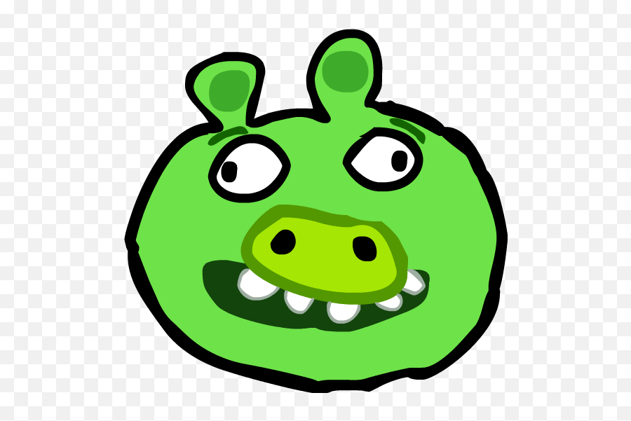 Bad Piggie Angry Bird Fan Art By Jeckzap - Happy Png,Angry Birds Icon Set