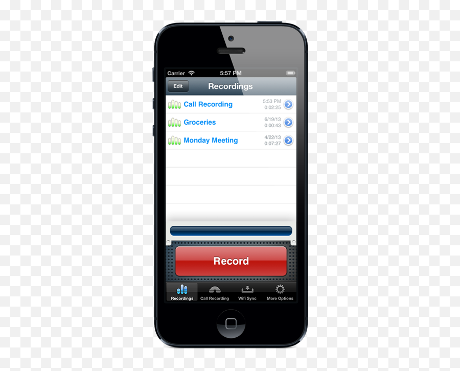 Call Recording App For Iphone - Audio Recording On Iphone Png,Iphone Call Png