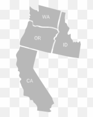John L Scott Real Estate Serving Home Buyers And Sellers - Transparente Karte Kalifornien Oregon Washington png