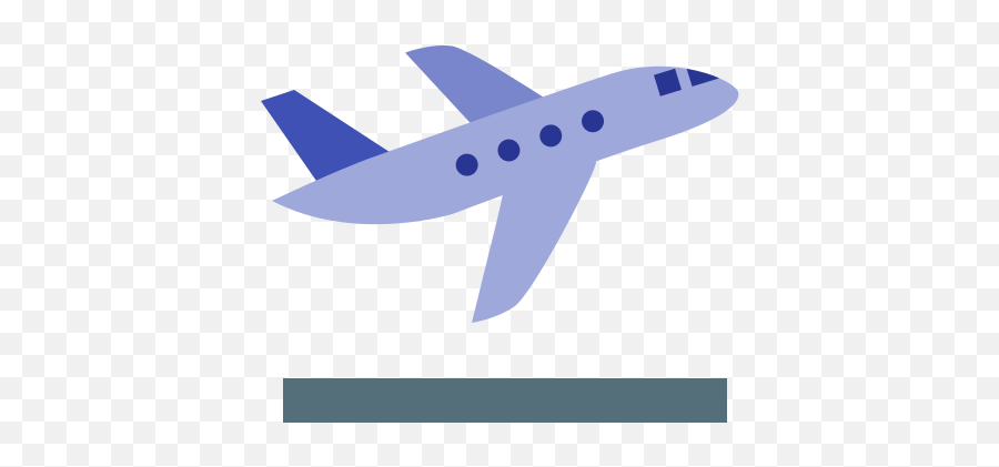 Airplane Take Off Icon In Color Style - Aircraft Png,Blue Airplane Icon