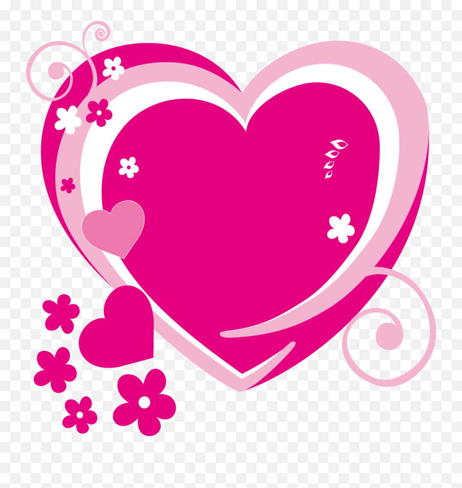 Pink Heart Clipart - Pink Heart Clipart Png,Pink Hearts Png