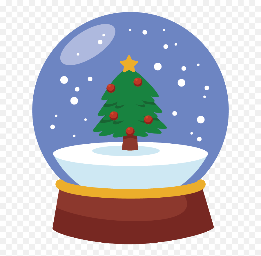 Christmas Tree Crystal Ball Snow Svg Graphic By Sadeyanlaris - New Year Tree Png,Snow Globe Icon
