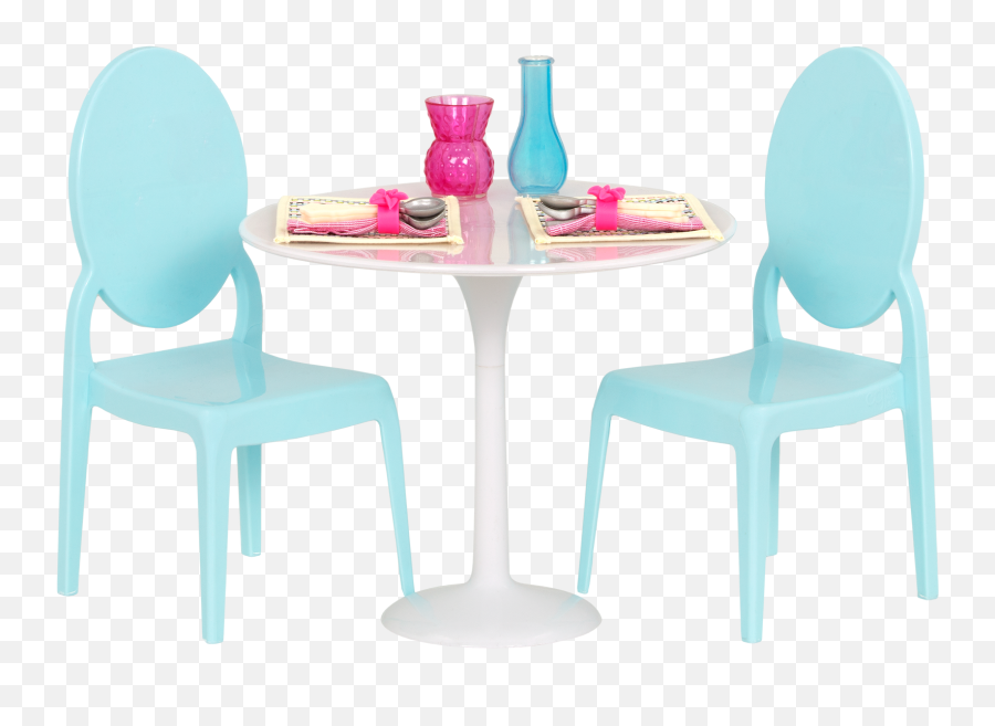 Table For Two 46 Cm Doll Furniture Set Our Generation - Furniture Style Png,Restaurant Tables Icon