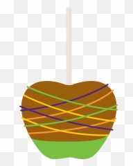 Halloween Candy Apples - Clip Art png