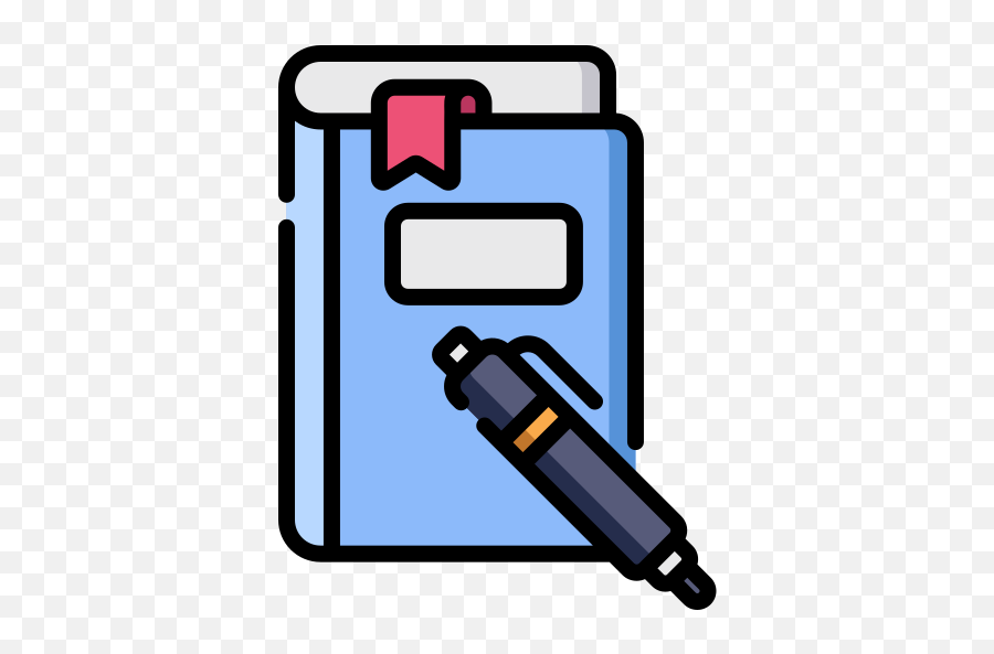 Book - Free Miscellaneous Icons Vertical Png,Pen And Book Icon