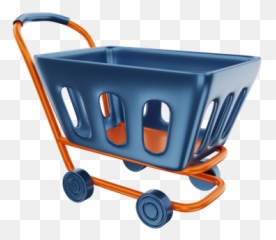 Shopping Cart 3d Illustrations Designs Images Vectors Hd - Household Supply png