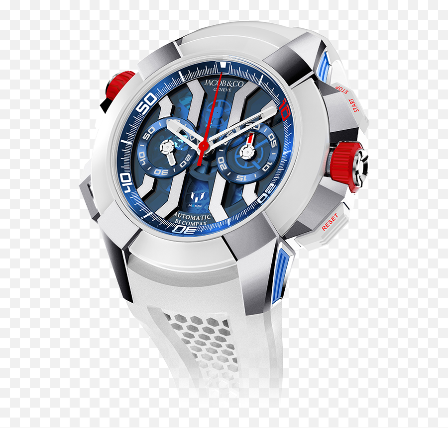 Epic X Chrono Messi Titanium Jacob U0026 Co Timepieces - Jacob And Co Messi Png,Messi Transparent