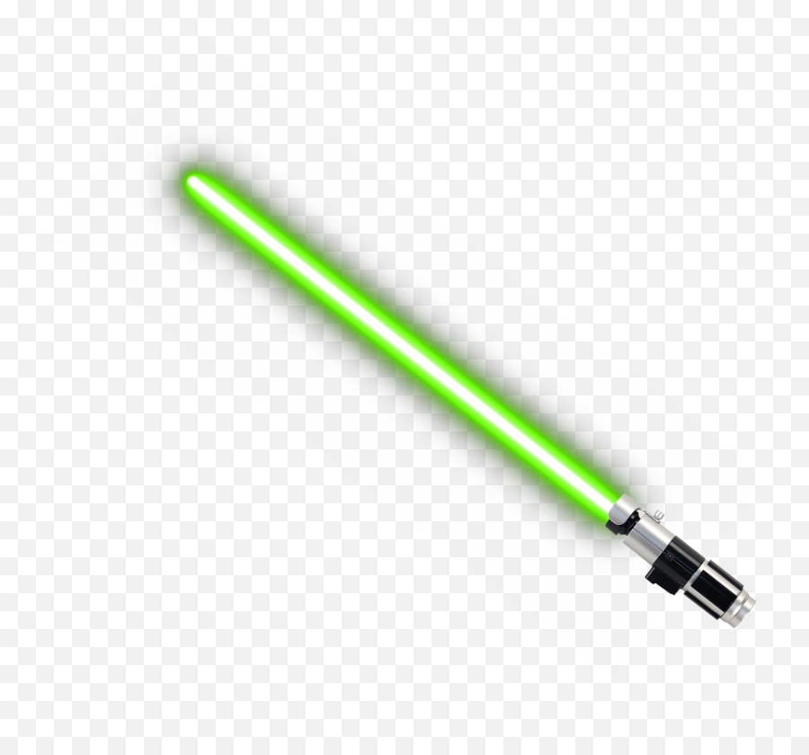 Green Lightsaber Transparent Background - Transparent Jedi Lightsaber Png,Green Transparent Background