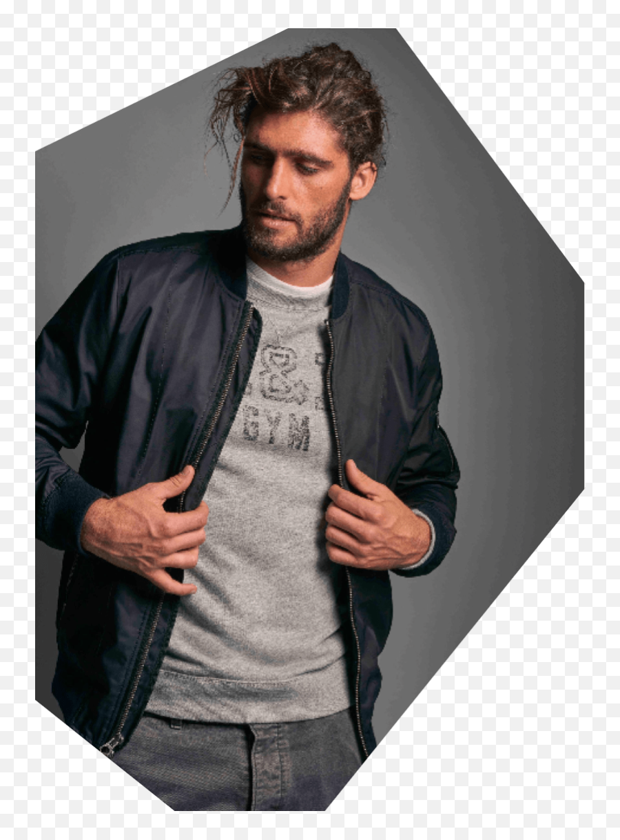 Alex Libby Abercombie Beard Man Bun Model New Look - Abercrombie And Fitch Men Png,Male Model Png