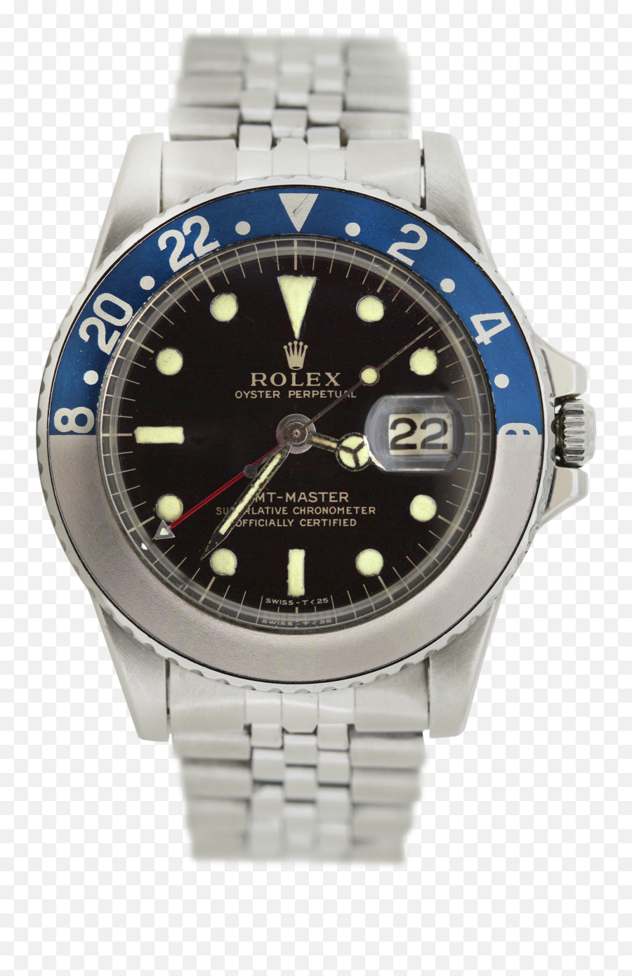 Gmt Master 1675 Gilt - 41 Watch Rolex Gmt Master 2 Patina Png,Rolex Watch Png