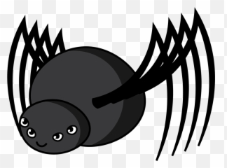 Friendly Spider Clipart Free - Anansi Full Size PNG Dibujo De Araña Png