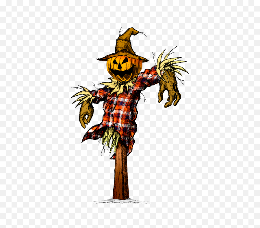 Clip Art Creepy Scarecrow Png - Clipart Transparent Background Scarecrow,Scarecrow Png