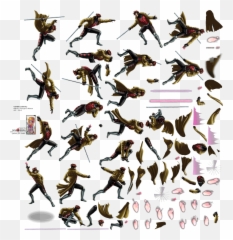 Mobile - Marvel Avengers Alliance Ios Gambit Classic Gambit Sprite Sheet Png,Gambit Png