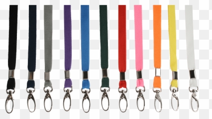 Download Preprinted Lanyards - Plain Lanyard White Full Strap Png,Lanyard Png