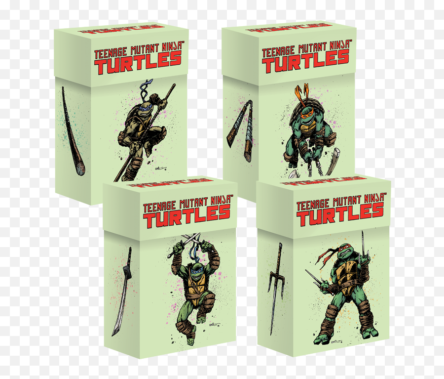 Teenage Mutant Ninja Turtles Deck Box Set - Idw Tmnt Box Set Png,Ninja Turtles Png