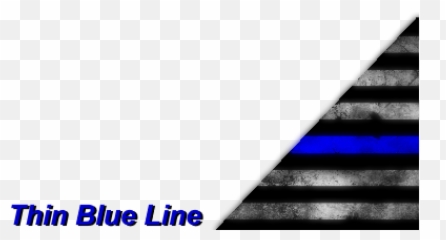 Support Thin Blue Line - Electric png