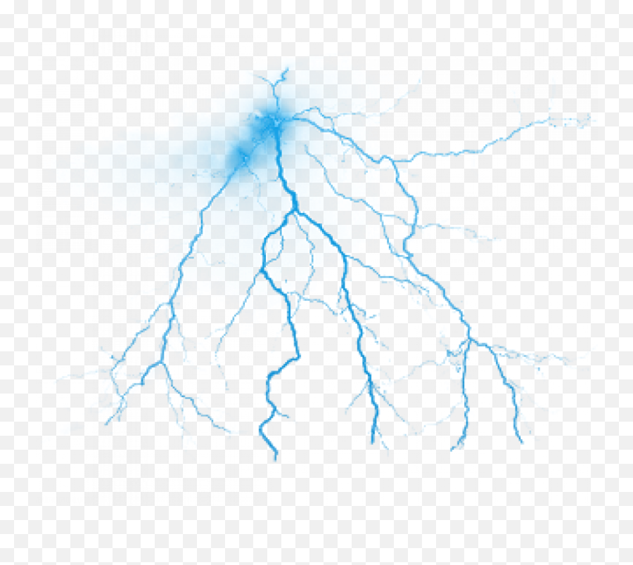 Blue Lightning Transparent Background - Transparent Background Lightning Transparent Png,Transparent Backround