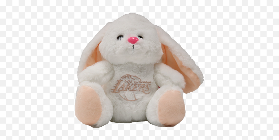 Los Angeles Lakers White Bunny Plush U2013 Store - Stuffed Toy Png,White Bunny Png