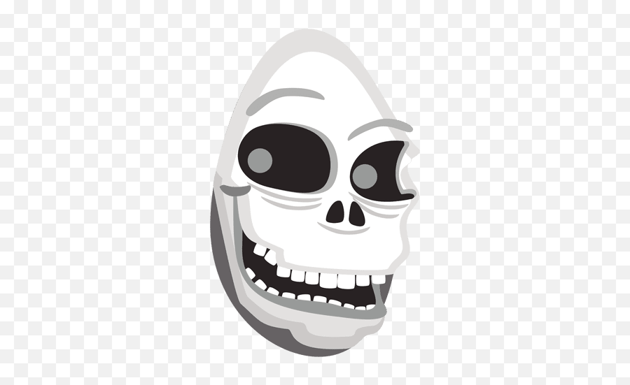 Halloween Ghost Skull 2 - Transparent Png U0026 Svg Vector File Halloween Skull Transparent,Ghost Face Png