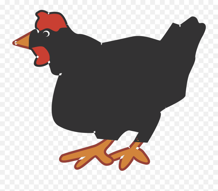 Black Hen Png Svg Clip Art For Web - Download Clip Art Png Hen Clip Art,Chicken Clipart Png