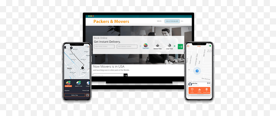 Uber Like App For Movers And Packers Services Appilab By - Iphone Png,Uber App Logo