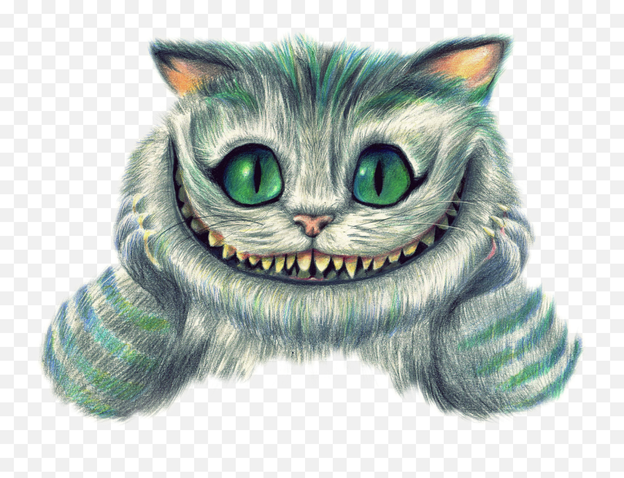 Mad Hatter Cheshire Cat - Cheshire Cat Alice In Wonderland Png,Cheshire Cat Png