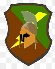 Lightning Spartan Shield Clip Art - Lightning Png,Spartan Helmet Png