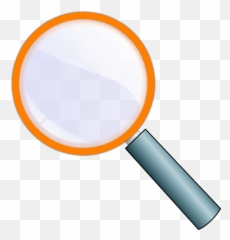Magnifying Glass Clip Art - Semi Transparent Clipart png