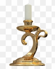 Candle Holder With Handle - png