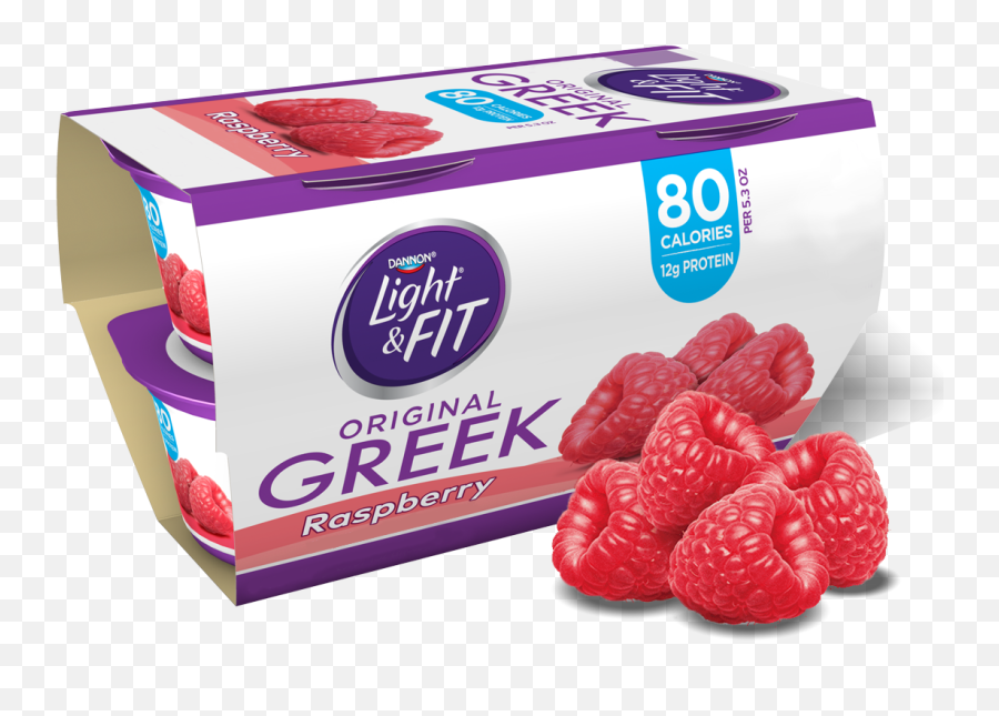 Raspberry Greek Yogurt - Dannon Light And Fit Greek Yogurt Png,Raspberry Png