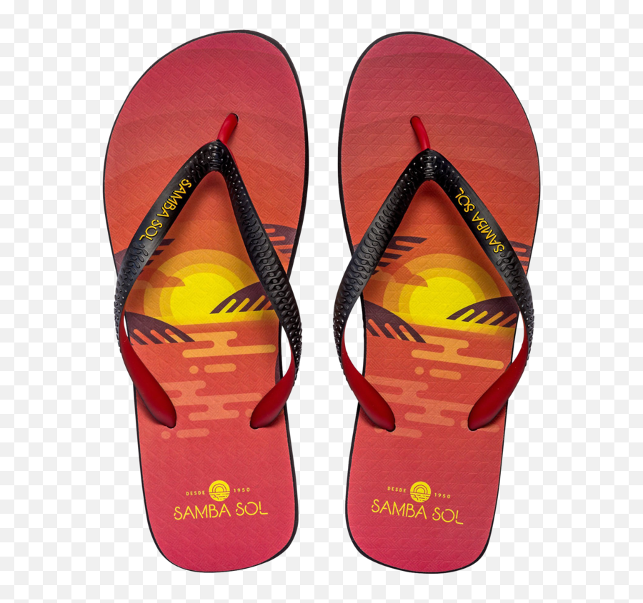 Samba Sol Menu2019s Beach Collection Flip Flops - Sunset For Women Png,Flip Flops Transparent Background