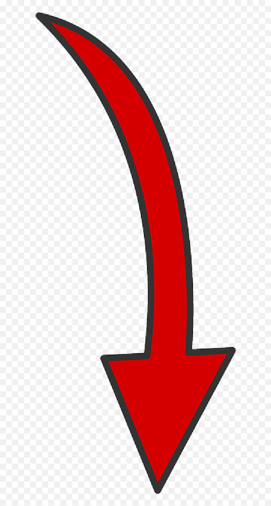 Red Curved Arrow Png Picture 394508 - Red Curved Arrow Png,Curved Arrows Png
