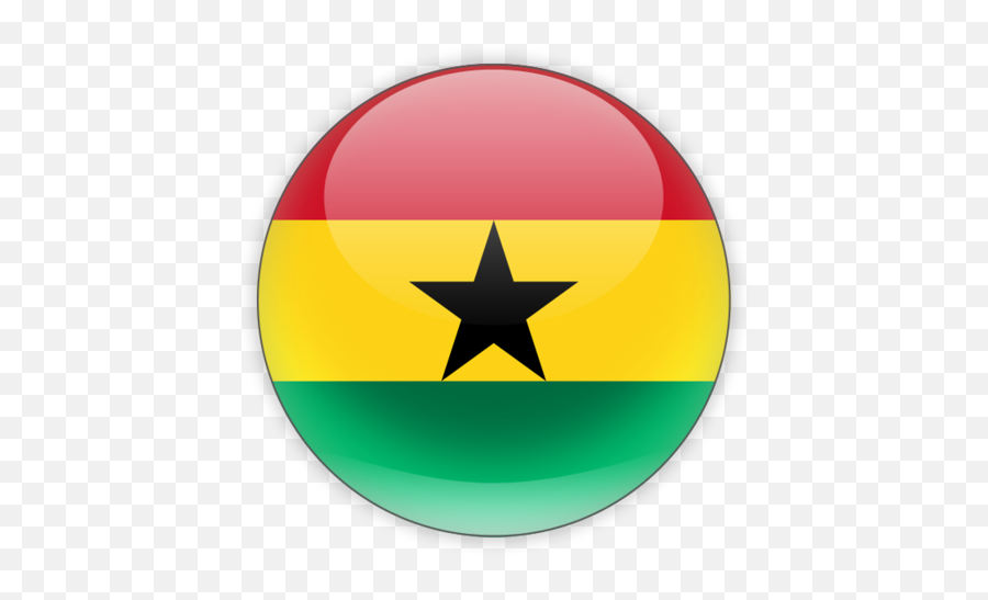 Round Icon - Ghana Flag Icon Png,Ghana Flag Png