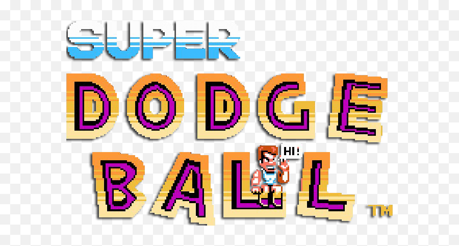 Super - Super Dodge Ball Nes Logo Png,Nes Logo Png