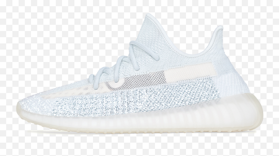 Yeezy Boost 350 V2 Cloud White Reflective - Round Toe Png,Yeezy Png