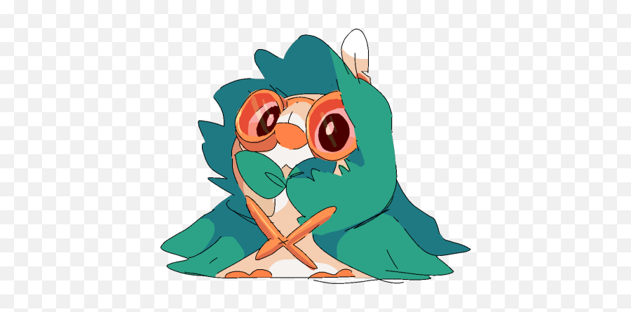 Pokemon - Rowlet Fanart Png,Decidueye Png