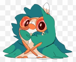 Pokemon - Rowlet Fanart Png,Decidueye Png