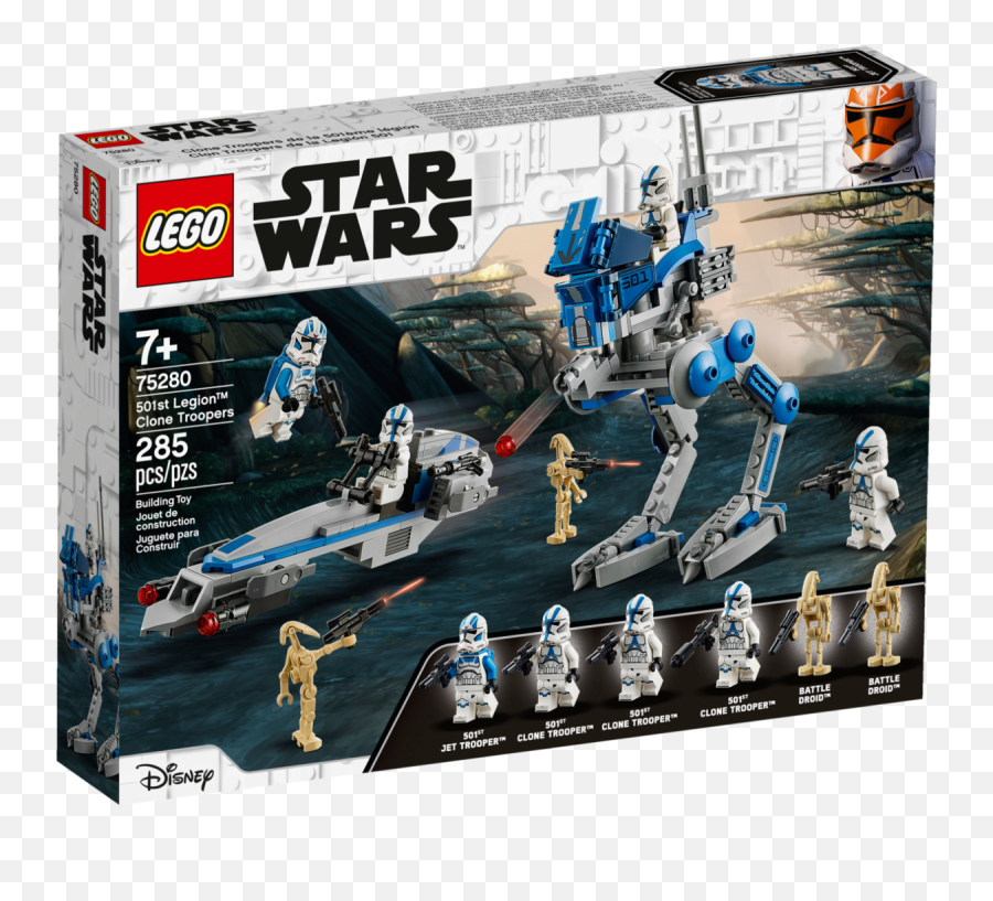 501st Clone Troopers 75280 - Lego Star Wars 75280 Png,Clone Trooper Png