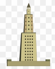 Lighthouse Of Alexandria Clipart Free Download Transparent - Vertical png