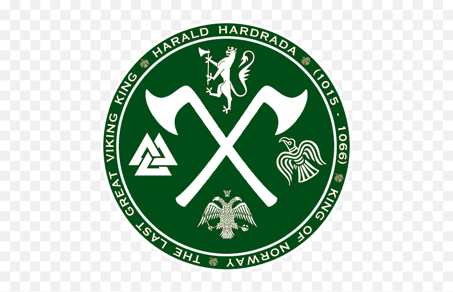 Harald Hardrada Green U0026 White Seal Shirt - Language Png,Valknut Png